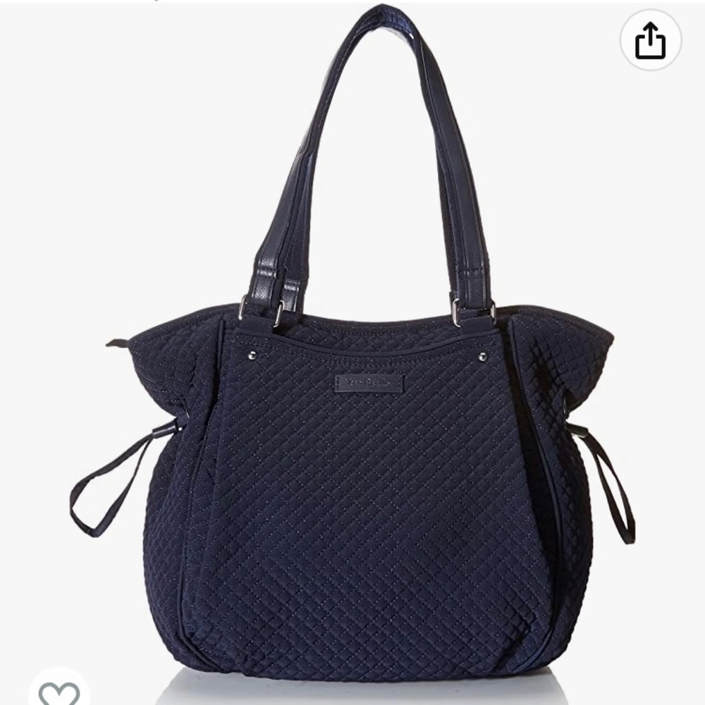 Vera Bradley | Navy Glenna Microfiber Bag